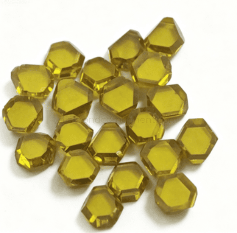MCD Diamond Blanks for Wire Drawing Dies with 3-Point / <111> Crystal Orientation