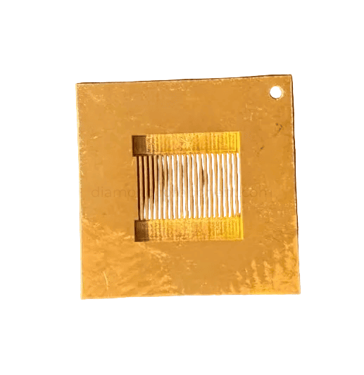 Single Crystal CVD Diamond Microchannel Heat Sink with Metallization